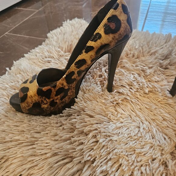 Leapord open toes heels - Picture 2 of 6